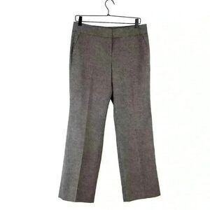 NWT Classiques Entier Gray Brown Color Wool Suit Pants Size 8 Petite